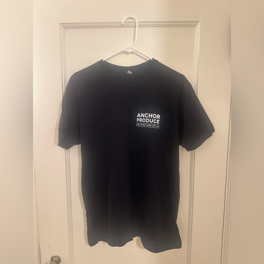 Black LBI Anchor Produce Vintage T-Shirt